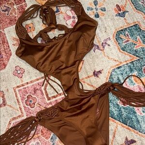 VS copper cut out bathing suit